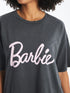 LC Waikiki Crew Neck Barbie Printed Short Sleeve Women's T-Shirt